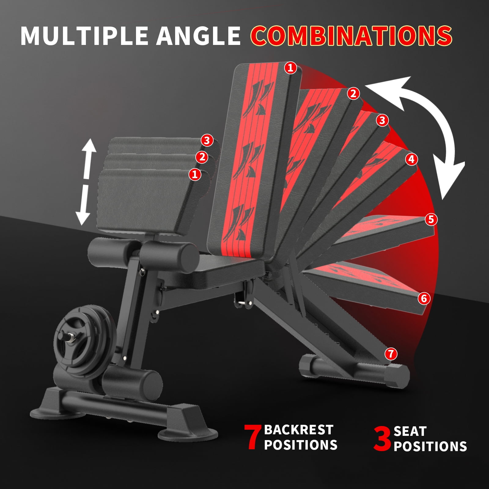 Squat Rack,Bench Press Rack Push Up Multi-Function Barbell Rack Weight Lifting Gym Home Gym Equipment