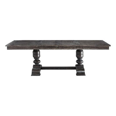 Hutchins Washed Espresso Wood Dining Table