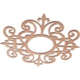 thumbnail image 2 of Ekena Millwork 36"OD x 11 3/4"ID x 3/8"T Dijon Wood Fretwork Pierced Ceiling Medallion, Cherry, 2 of 3