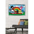 thumbnail image 2 of Hello Kitty and Friends: 21 Core - Group Bus Stop Wall Poster, 22.375" x 34" Framed, 2 of 5