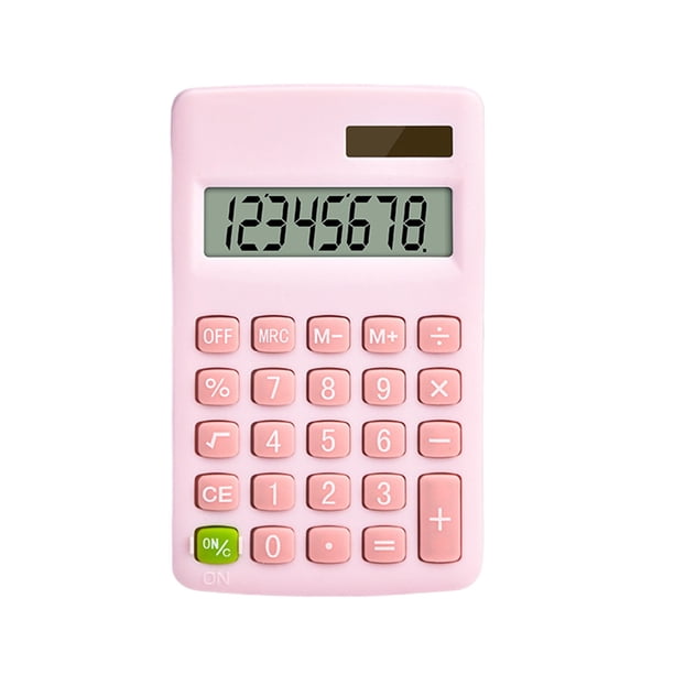 Regalos de Oficina, Calculadora de Tableta de Escritorio Solar con Pantalla de 8 Dígitos, 11.5x7.5x2cm, Calculadora de Regalo de Negocios Sencilla Y Delgada, Calculadoras para Estudiantes