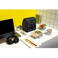 thumbnail image 4 of PackIt Freezable Lunch Bag, Black Grid, Built with EcoFreeze Technology, Foldable, Reusable, Zip and Velcro Closure with Buckle Handle, Perfect for Lunches Large, 4 of 11