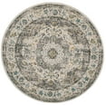 thumbnail image 6 of SAFAVIEH Evoke Teale Traditional Bordered Area Rug, Grey/Gold, 6'7" x 6'7" Round, 6 of 7