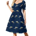 thumbnail image 2 of Vestido de manga corta Night Garden XXX, vestidos de cumpleaños para mujer, elegante vestido de invitada de boda, vestidos de fiesta para mujer, vestido, 2 of 7