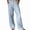 Light blue, variant on Kelon Women's Casual Pants, Women Cotton Linen Wide Leg Pants High Waisted Spring Summer 2026 Business Casual Outfits Slacks Trousers Dressy Palazzo Pants Pockets, S