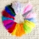 thumbnail image 2 of Nvzi 200 plumas esponjosas de 3,9 a 5,9 pulgadas para hacer manualidades, decoración de bodas y fiestas, color azul oscuro A, 2 of 5