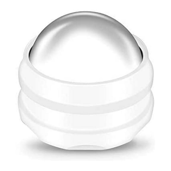 Cold Massage Roller Ball - Gifts for Men Women Teens Boys，Stays Cold for 6 Hours, Home Office Travel Essentials,Sports Fitness Relaxations Gift,Rapidly Relieve Muscle Pain and Tension (White)