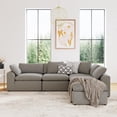 thumbnail image 2 of Cortney's Collection York 5 Piece Sectional Sofa Set, Urban Steel Taupe, 2 of 9