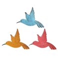 thumbnail image 2 of Zeus 3Pcs Hummingbird Statue Decorative Nice-looking Metal Balcony Attractive Exterior Decoration Home Decor, 2 of 7
