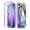 Purple Marble, variant on Casetego Fashion Cell Phone Case with Screen Protector for Apple iPhone 15 Pro, Purple Marble