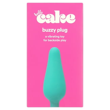 Hello Cake Rechargeable Waterproof Bullet Vibrator for Anal Play with 10 Modes, Teal, 1 Count