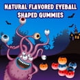 thumbnail image 3 of Amos Gummy Eyeballs Halloween Candy, Naturally Flavor Mixed Eyeballs Gummies Treat for Halloween 8.47oz, 3 of 9