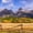 Grand Teton Scenery, variant on Elephant Stock Grand Teton Wildflowers Wall Art - Horizontal Multi Panel Canvas - Living Room Wall Decor - Nature Multi Panel - Orange And Blue Decor - 23" x 14"