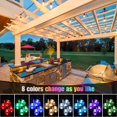 WENFENG 48 FT RGB AIF4 Outdoor String Lights with Shatterproof String