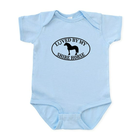 CafePress - Shire Horse Body Suit - Baby Light Bodysuit, Size Newborn - 24 Months