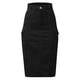 thumbnail image 2 of Gibobby faldas para mujer invierno Falda de mezclilla dividida en la espalda delgada de cintura alta informal sólida para mujer con bolsillos(Negro， S), 2 of 4