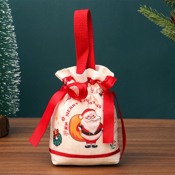 Upgraded Christmas Gift Bag Christmas Eve Apples Bag Children's Candy Bag Apples Packaging Box Small Gift Bag. V