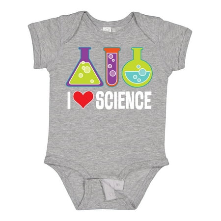 

Inktastic I Love Science Chemistry Teacher Gift Baby Boy or Baby Girl Bodysuit