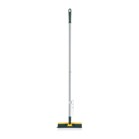 

YuanRX Floor Scrub Brush With Long Handle With Clip 4 In 1 Multifunction Scrape Cleaning Brush For Cleaning Wall Corner Patio Bathroom Garage Kitchen Wall Tub Tile Green (Clearance)