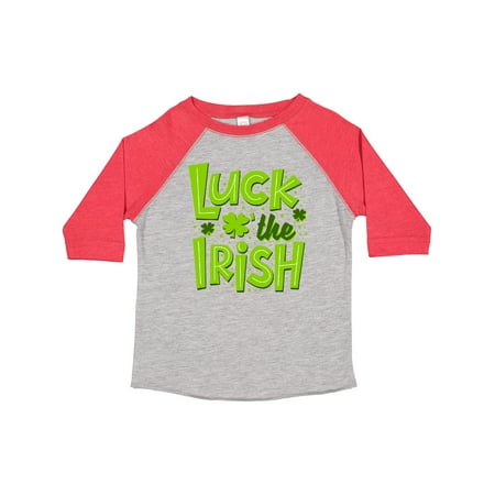 

Inktastic St. Patrick s Day Luck O the Irish Shamrock Replacing O Boys or Girls Toddler T-Shirt