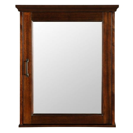 Foremost Cabinets Ashburn 23 in. x 28 in. Surface-Mount Medicine Cabinet in Mahogany brown ASGC2328