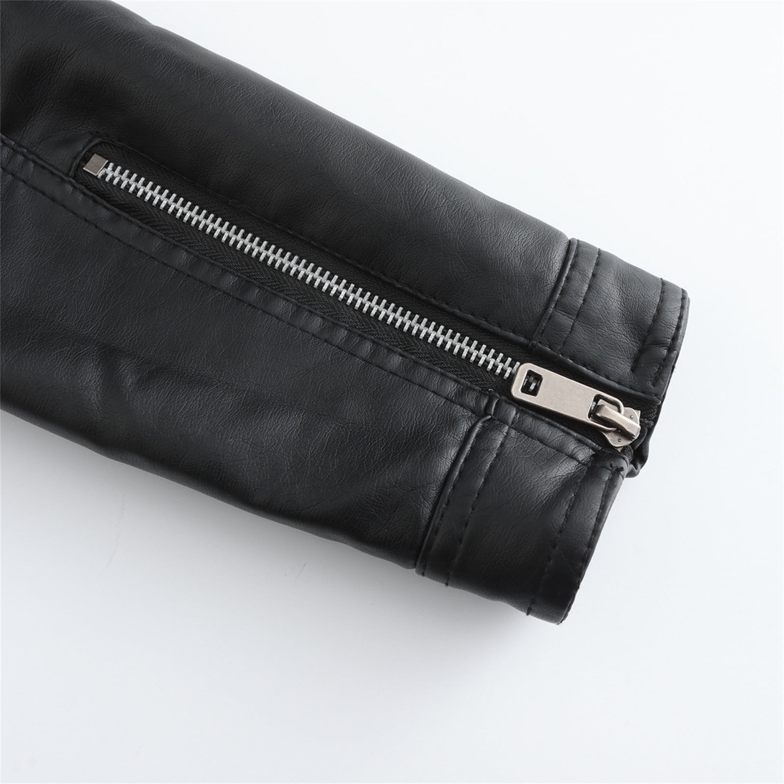 Leather Jacket Women 2024 Fall Women's Faux Leather Blazer Jacket Vegan Leather Coat for Women Relaxed-fit Bomber Jacket Women Outerwear Jackets & Coats