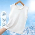 thumbnail image 2 of zbxnLI 3-14 Years Girls Plain Tank Top Summer Sleeveless Tee Tops for Kids Lightweight Quick Dry Mesh T Shirts, 2 of 7
