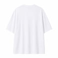thumbnail image 5 of Women Oversized Drop‑Shoulder Cotton Tee, Cute Lop‑Eared Bunny Sailor Striped Outfit Holding Yellow Star Whimsical Casual T‑Shirt, 5 of 9