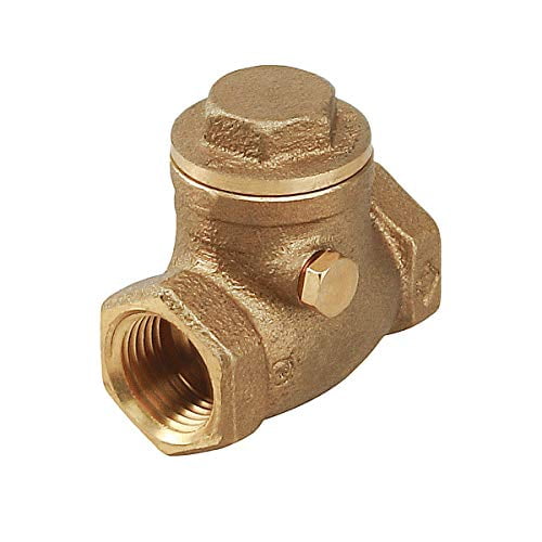 Midline Valve 432U226 Swing Check Valve, Backflow Prevention, Lead-Free 4 in. FIP Connections, Cast Brass, 4