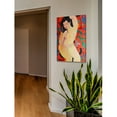 thumbnail image 3 of Marmont Hill "Figure on Tapestry" by Wayne Ensrud Painting Print on Wrapped Canvas, 3 of 7