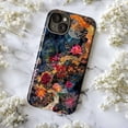 thumbnail image 6 of Luxury Floral Peacock Touch Case, Artistic Botanical Design Protective Cover, Dual Layer Phone Case for iPhone 11 12 13 14 15 16 Pro Max Mini Plus, 6 of 6