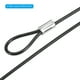 thumbnail image 5 of Uxcell 0.3ft Cable de Seguridad 12 Paquetes Cuerda de Alambre de Acero Inoxidable 0.08" Negro, 5 of 6