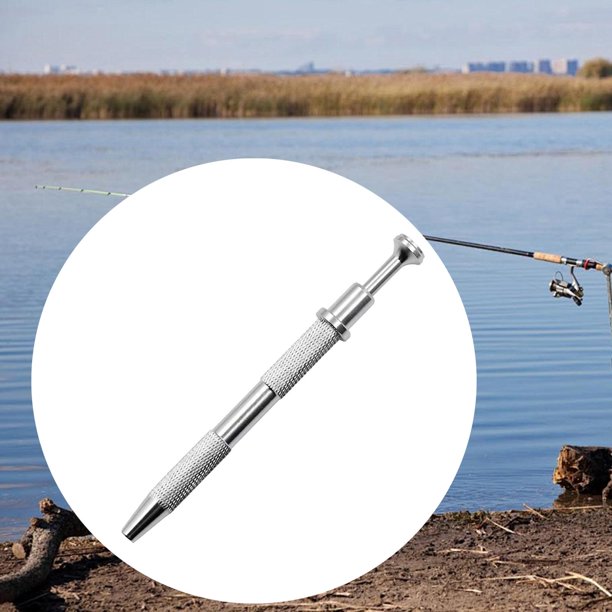 Herramienta de Señuelos de Pesca, soporte de cuentas, herramienta de sujeción, herramienta de recogida con 4 puntas para uñas, piedras de sujeción, Argén