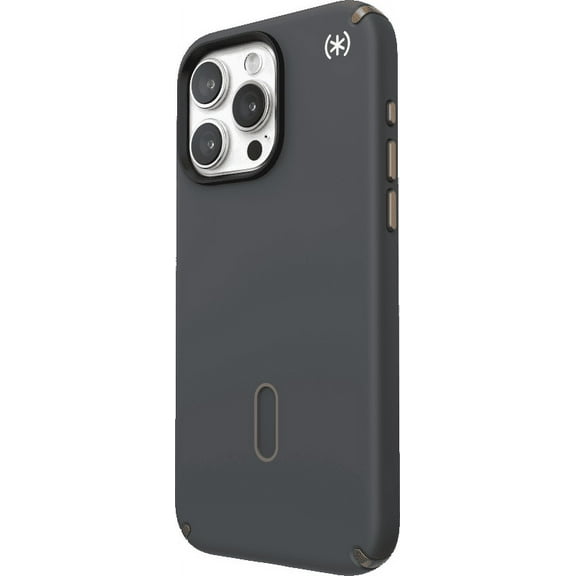 Open Box Speck iPhone 15 Pro Max Case-Presidio2 Pro-ClickLock-MagSafe-6.7 Inch Phone Case-Charcoal Grey/Cool Bronze/White