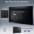 thumbnail image 6 of VIVO Steel Adapter VESA Bracket 200x200mm for Screen Sizes 23" to 42", 6 of 7