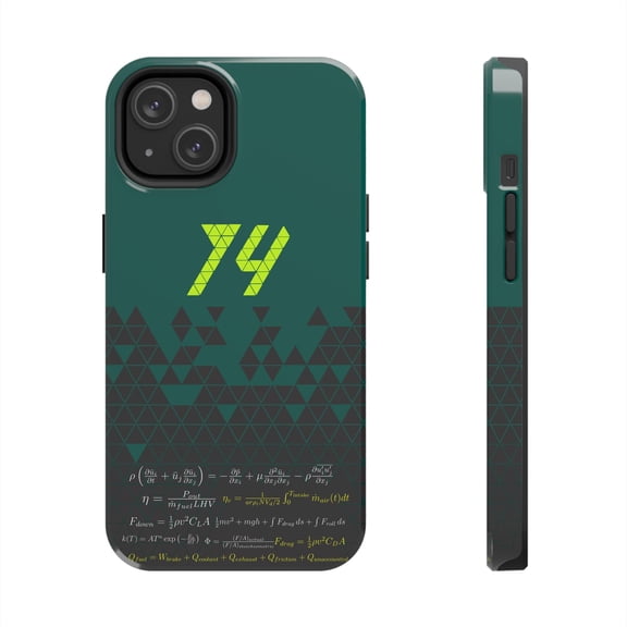 FA ALO AMR Racing US GP Special Livery scientific formulae design 2025 Formula racing Tough Phone Case