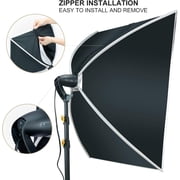 LINCO LED Softbox Lighting Kit 20x28 85W 5500K Photography Studio Lighting with Carrying Bag AM289