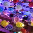 thumbnail image 6 of AYktou LED Flower Crowns-Light Up Flower Crowns for Women,Garlands Glowing Floral Wreath Crowns for Wedding Beach Party Birthday (Diameter:7.09"), 6 of 6