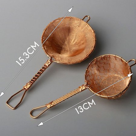 

Leaf Strainers Handmade Tea Filter Copper Teaset Leaf Strainers Tea Strainer Tea Set Accessories Tea Leak A