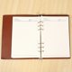 thumbnail image 5 of A5 Notebook 6 Holes PU Leather Cover Notebook (Black), 5 of 5