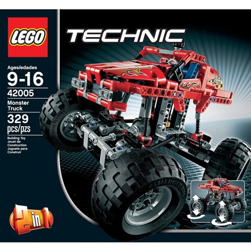 frisør granske Intrusion LEGO Technic Monster Truck Building Set - Walmart.com