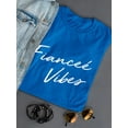 thumbnail image 3 of "Fiance Vibes" Wedding Good Wishes Quote Women Royal Blue T-Shirt, Female x-Large, 3 of 4
