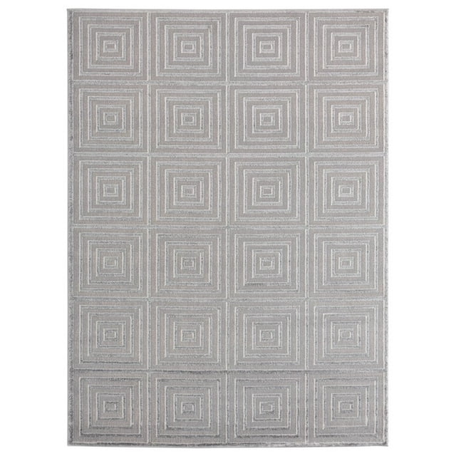 United Weavers Cascades Tehama Argent Zone Tapis