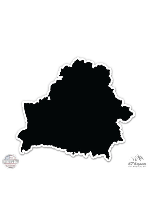 Belarus - 5" Vinyl Sticker - For Car Laptop I-Pad - Waterproof Decal