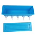 thumbnail image 1 of Pig Feeder With 5 Nipples Cattle Feeder With 5 Nipples Farm Small Animals Feeder Cattle Sheep Pig Feeder Livestock Feeding Tool With 5 Nipples Blue 8 Liter Capacity, 1 of 8