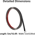 thumbnail image 2 of Black Wall Molding Trim, Flexible Mirror Edging, Bexikou 394"L x 0.39"W Self Adhesive Molding for Backsplash, Mirror, Wall, Window & Door Frames, 2 of 7