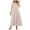 Light Pink, variant on zaveiop Women's Long Sleeve V-Neck Loose Plain Maxi Dresses Casual Long Dresses with Pockets (Beige, XL)