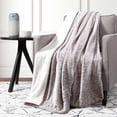 thumbnail image 1 of Life Comfort - Ultimate Faux Fur Throw (Light Grey), 1 of 4