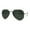 Silver Green, variant on Polarized No Glare Mens Luxury Officer Style Metal Rim Sunglasses Gunmetal Black