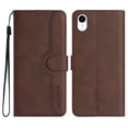 thumbnail image 2 of Wallet Case for iPhone XR, with Card Slots [RFID Blocking],Durable Flip Folio Kickstand Magnetic Closure Leather Wallet Wrist Strap Women Men Case For iPhone XR, Brown, 2 of 10